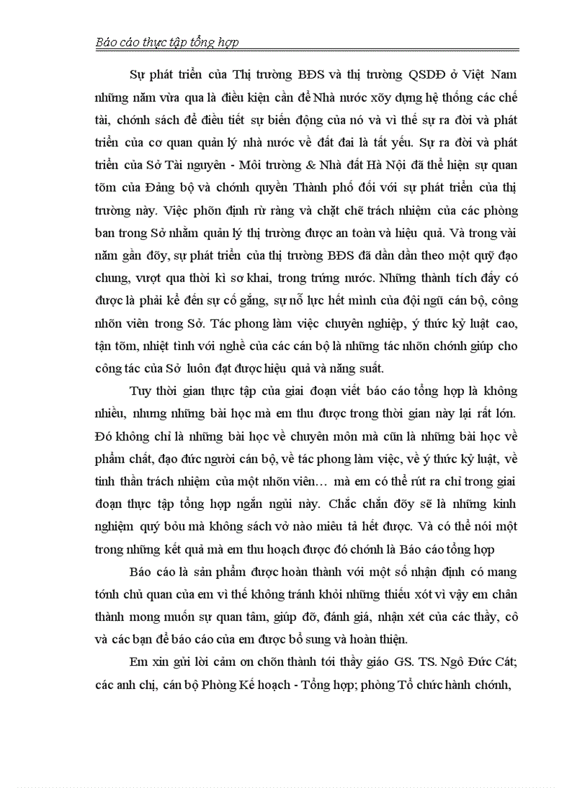 image for page Tình hình hoạt động của sở tài nguyên môi trường và nhà đất hà nội