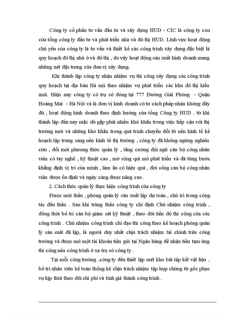 image for page Giải pháp nâng cao hiệu quả sử dụng vốn tại công ty cổ phần tư vấn và đầu tư xây dựng HUD CIC 1