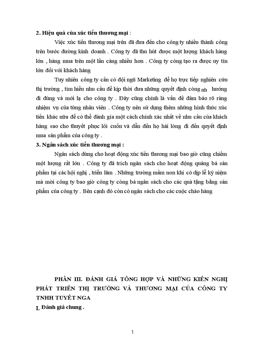 image for page Báo cáo thực tập tại Công ty TNHH Tuyết Nga