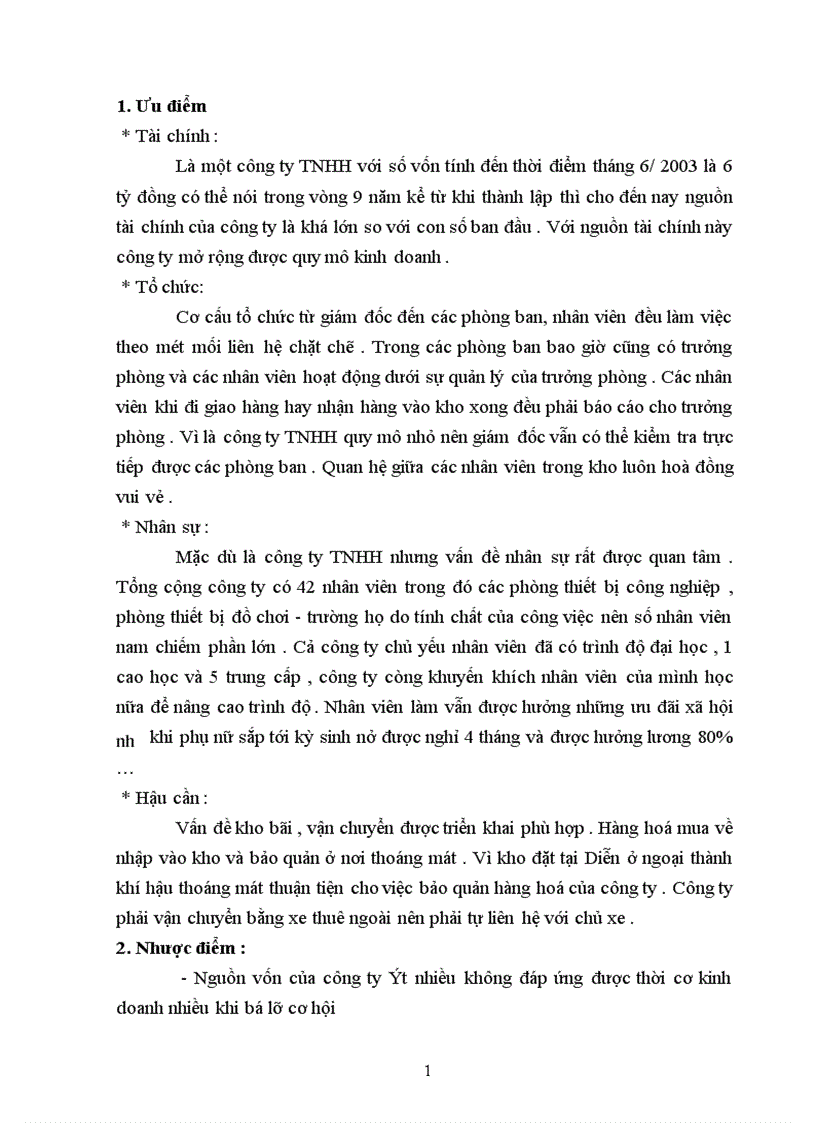 image for page Báo cáo thực tập tại Công ty TNHH Tuyết Nga