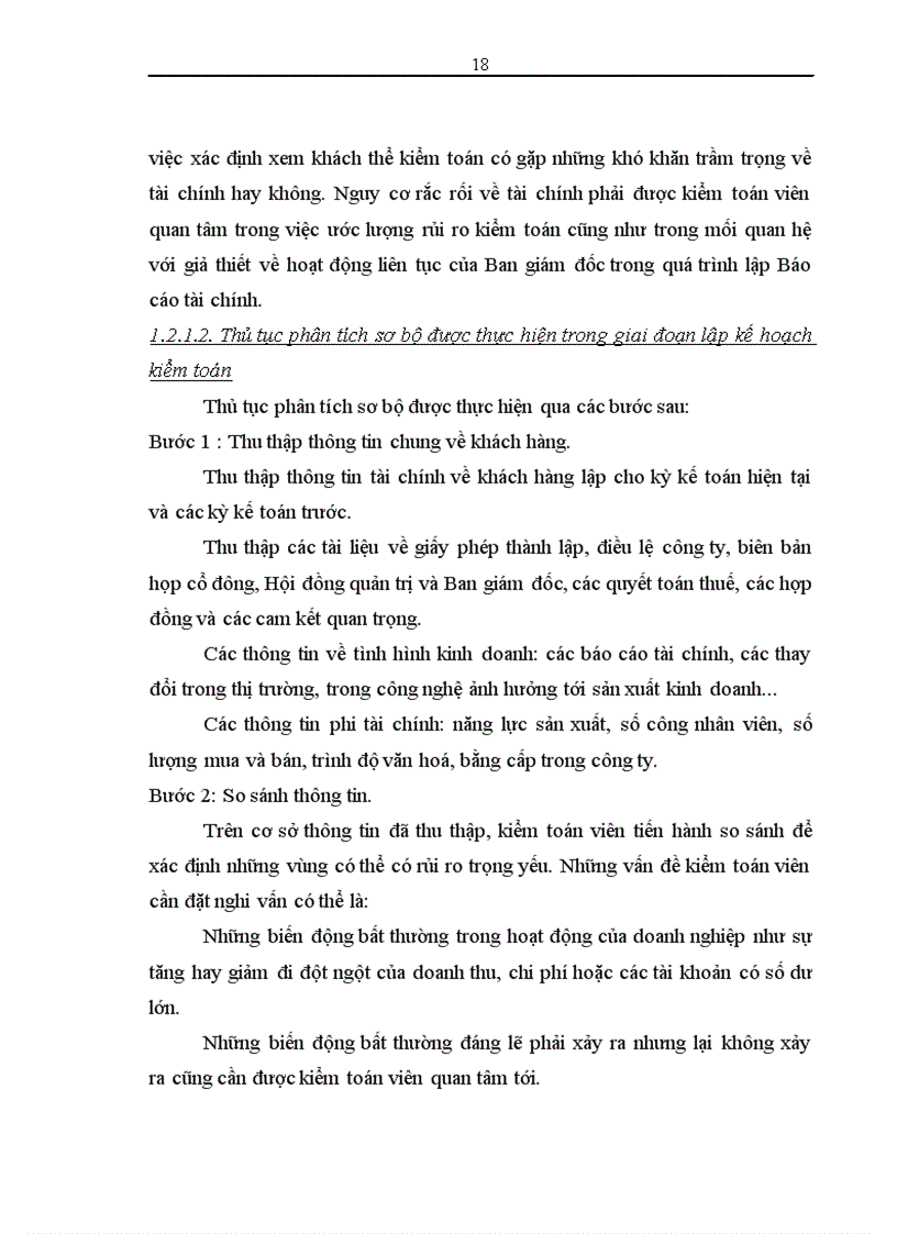 image for page Áp dụng thủ tục phân tích trong quy trình kiểm toán Báo cáo tài chính tại công ty TNHH Kiểm toán và Định giá việt nam 1
