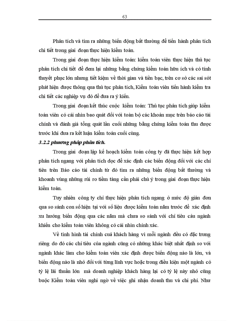image for page Áp dụng thủ tục phân tích trong quy trình kiểm toán Báo cáo tài chính tại công ty TNHH Kiểm toán và Định giá việt nam 1
