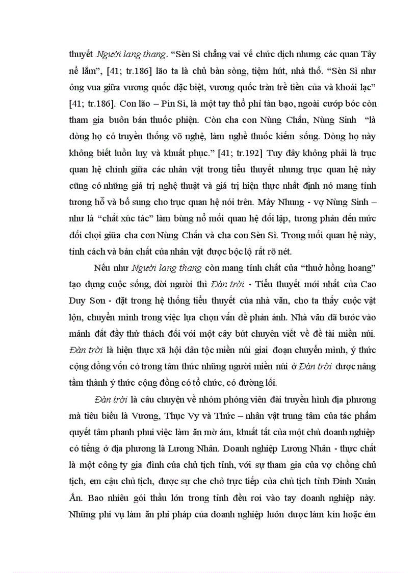 image for page Thi pháp nhân vật tiểu thuyết trong Người lang thang và Đàn trời của Cao Duy Sơn 1