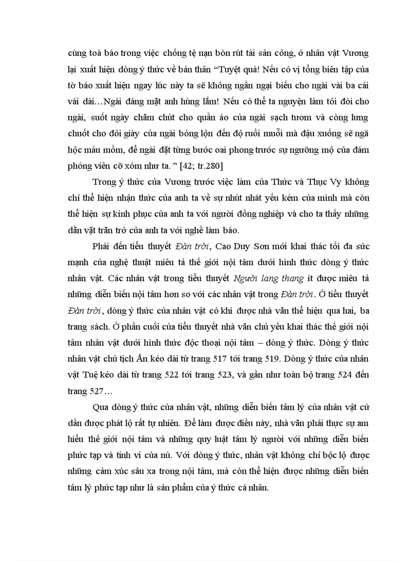 image for page Thi pháp nhân vật tiểu thuyết trong Người lang thang và Đàn trời của Cao Duy Sơn 1