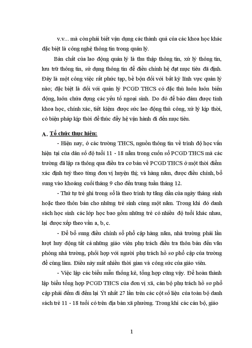 image for page Một số biện pháp quản lý công tác phổ cập giáo dục trung học cơ sở ở tỉnh Yên Bái đến năm 2010 1