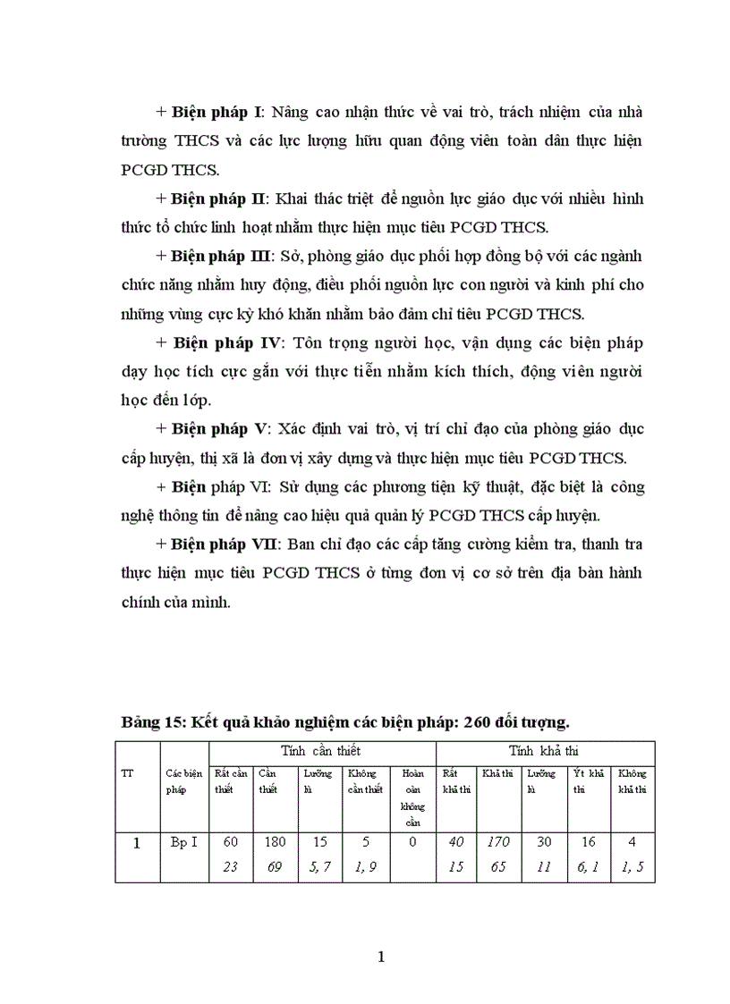 image for page Một số biện pháp quản lý công tác phổ cập giáo dục trung học cơ sở ở tỉnh Yên Bái đến năm 2010 1