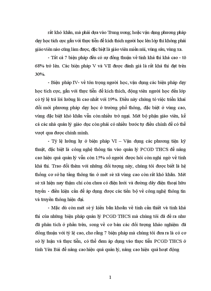 image for page Một số biện pháp quản lý công tác phổ cập giáo dục trung học cơ sở ở tỉnh Yên Bái đến năm 2010 1