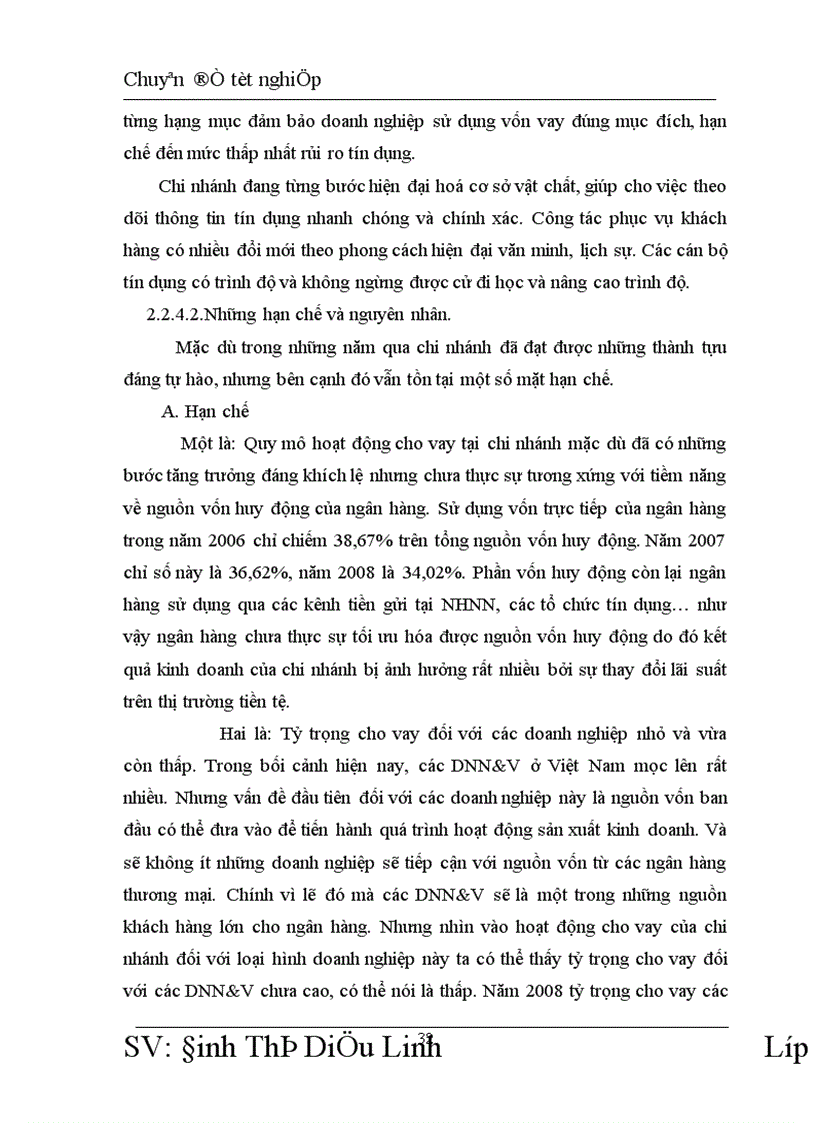 image for page Nâng cao chất lượng tín dụng tại chi nhánh ngân hàng Hàng Hải Đống Đa 1