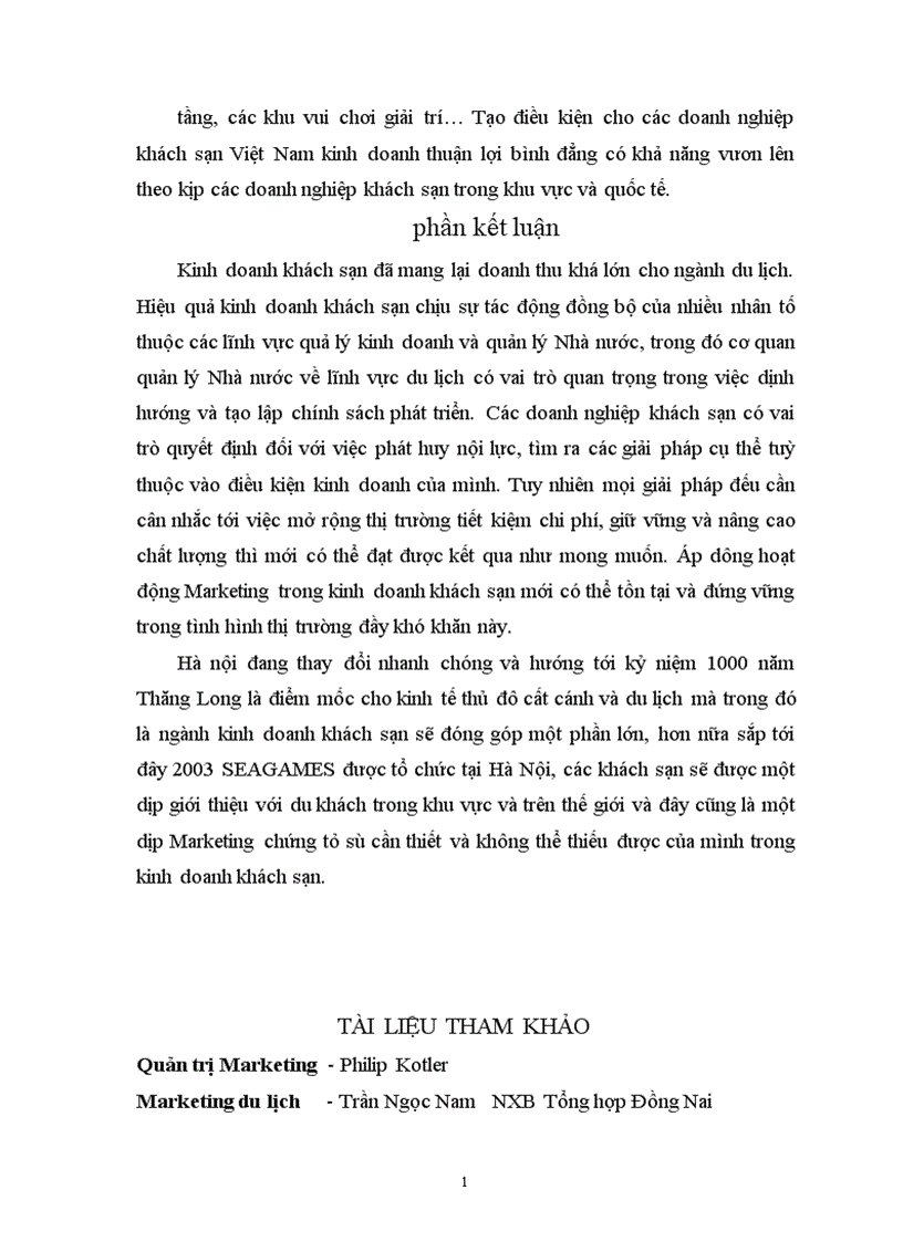 image for page Hoạt động Marketing trong chiến lược kinh doanh khách sạn