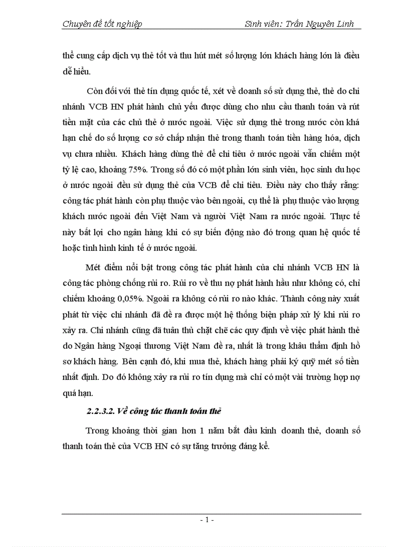 image for page Phát triển hoạt động thanh toán thẻ tại Ngân hàng Ngoại thương Hà Nội 1