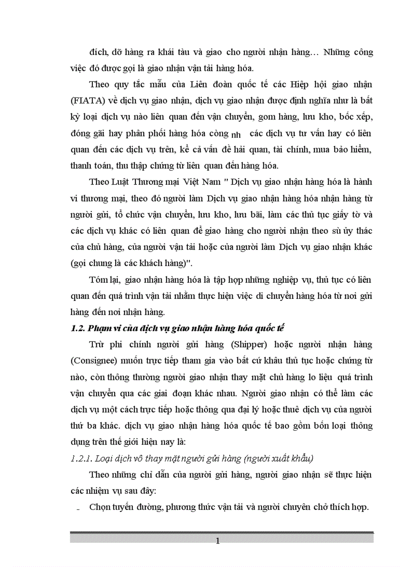 image for page Hoạt động kinh doanh dịch vụ giao nhận hàng hóa quốc tế tại Chi nhánh công ty kho vận miền Nam SOTRANS Hà Nội thực trạng và giải pháp phát triển 1