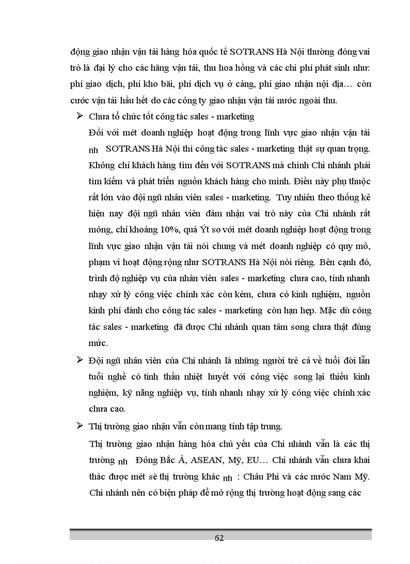 image for page Hoạt động kinh doanh dịch vụ giao nhận hàng hóa quốc tế tại Chi nhánh công ty kho vận miền Nam SOTRANS Hà Nội thực trạng và giải pháp phát triển 1