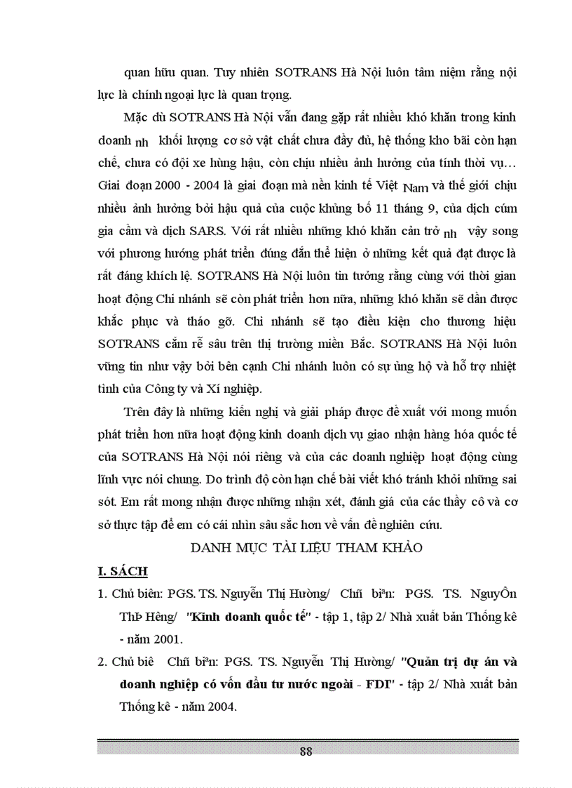 image for page Hoạt động kinh doanh dịch vụ giao nhận hàng hóa quốc tế tại Chi nhánh công ty kho vận miền Nam SOTRANS Hà Nội thực trạng và giải pháp phát triển 1