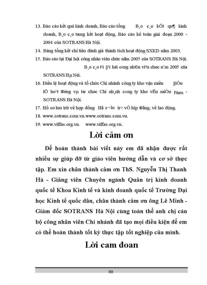 image for page Hoạt động kinh doanh dịch vụ giao nhận hàng hóa quốc tế tại Chi nhánh công ty kho vận miền Nam SOTRANS Hà Nội thực trạng và giải pháp phát triển 1