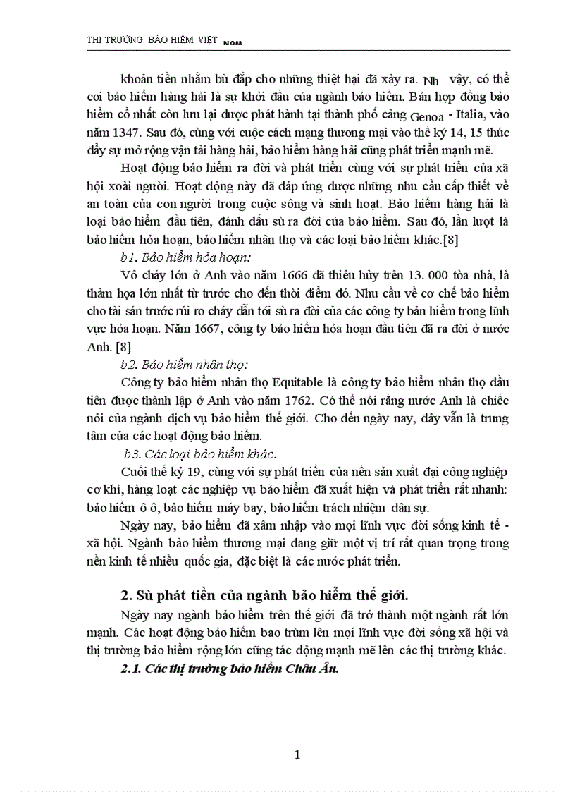 image for page Bảo hiểm Việt Nam trước thềm hội nhập và giải pháp đẩy mạnh sự phát triển của TTBH Việt Nam đến 2010