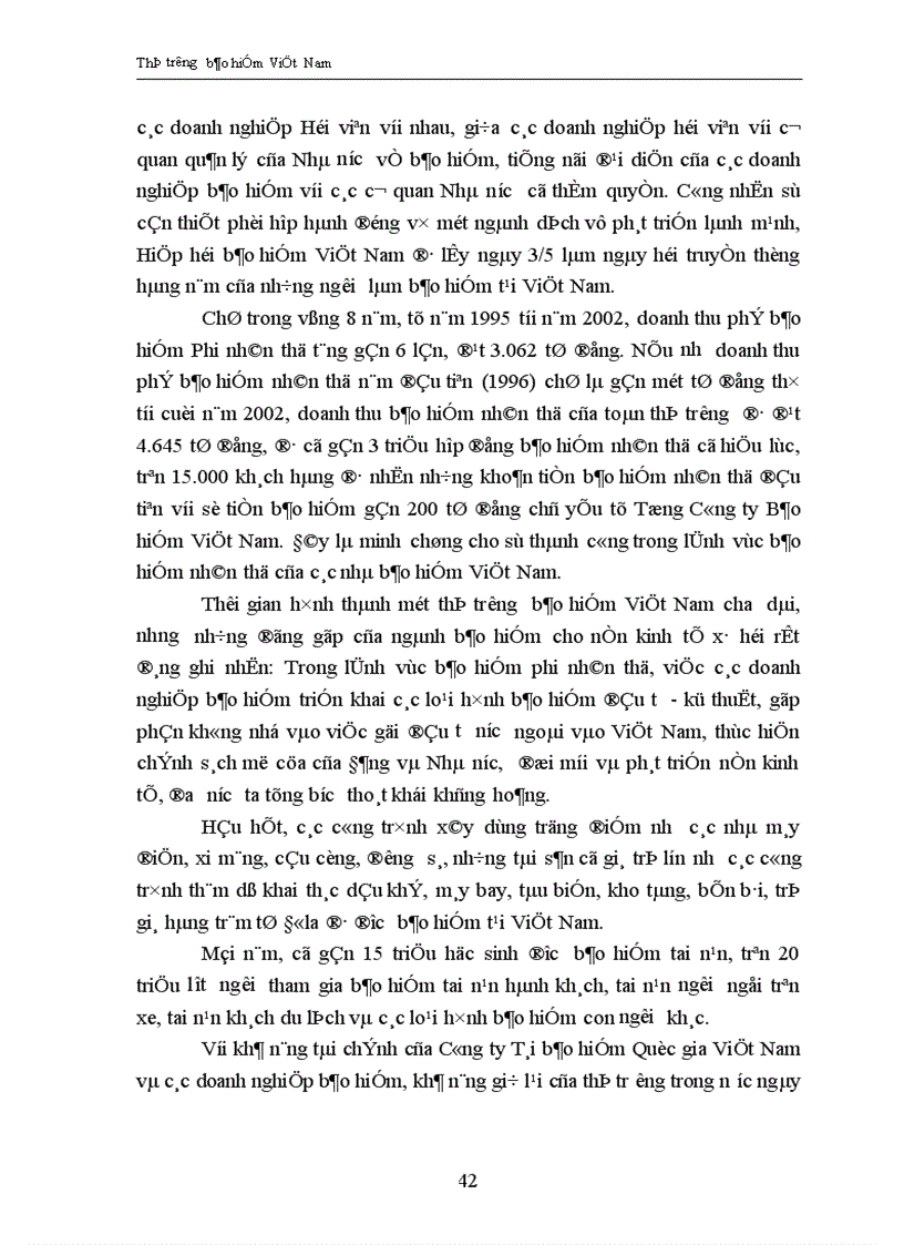 image for page Bảo hiểm Việt Nam trước thềm hội nhập và giải pháp đẩy mạnh sự phát triển của TTBH Việt Nam đến 2010