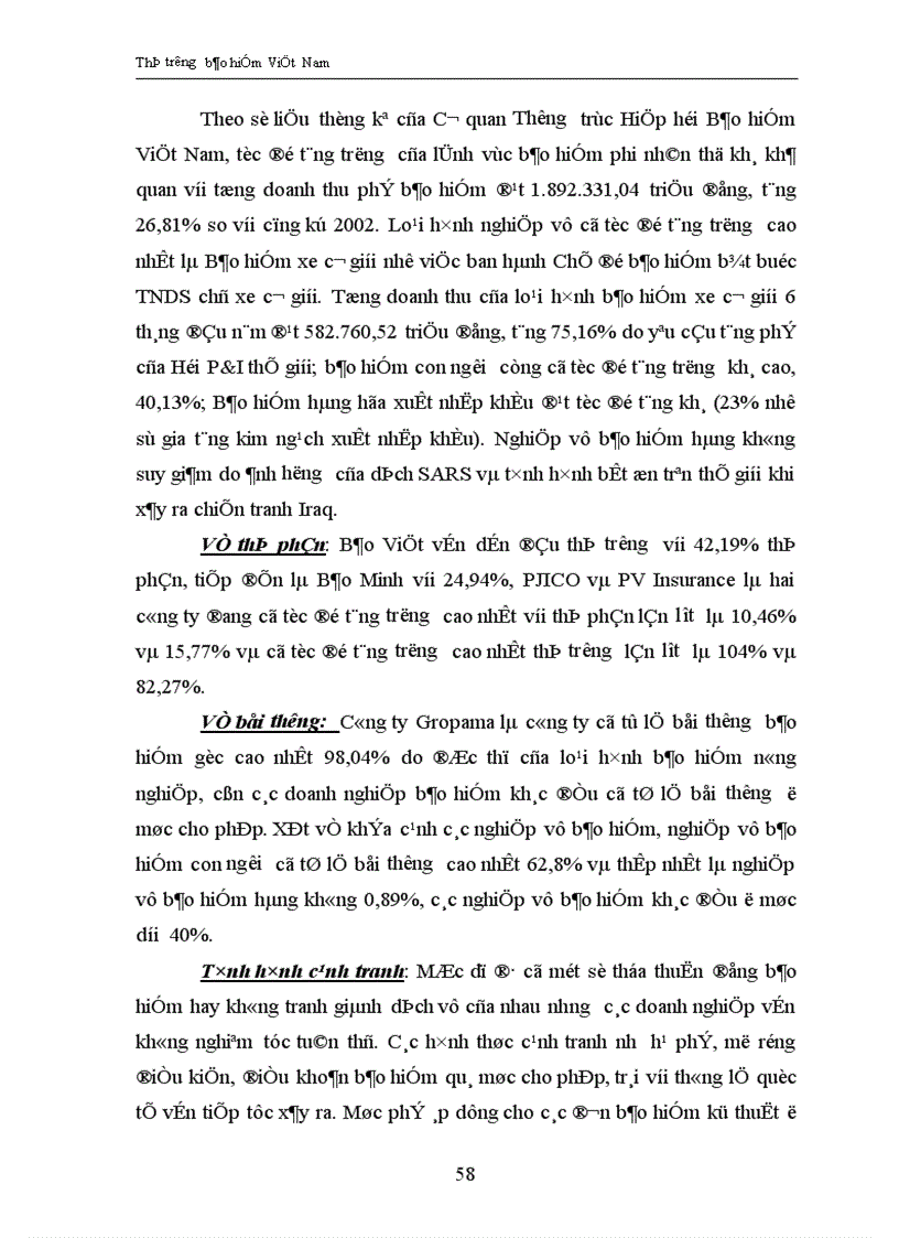 image for page Bảo hiểm Việt Nam trước thềm hội nhập và giải pháp đẩy mạnh sự phát triển của TTBH Việt Nam đến 2010