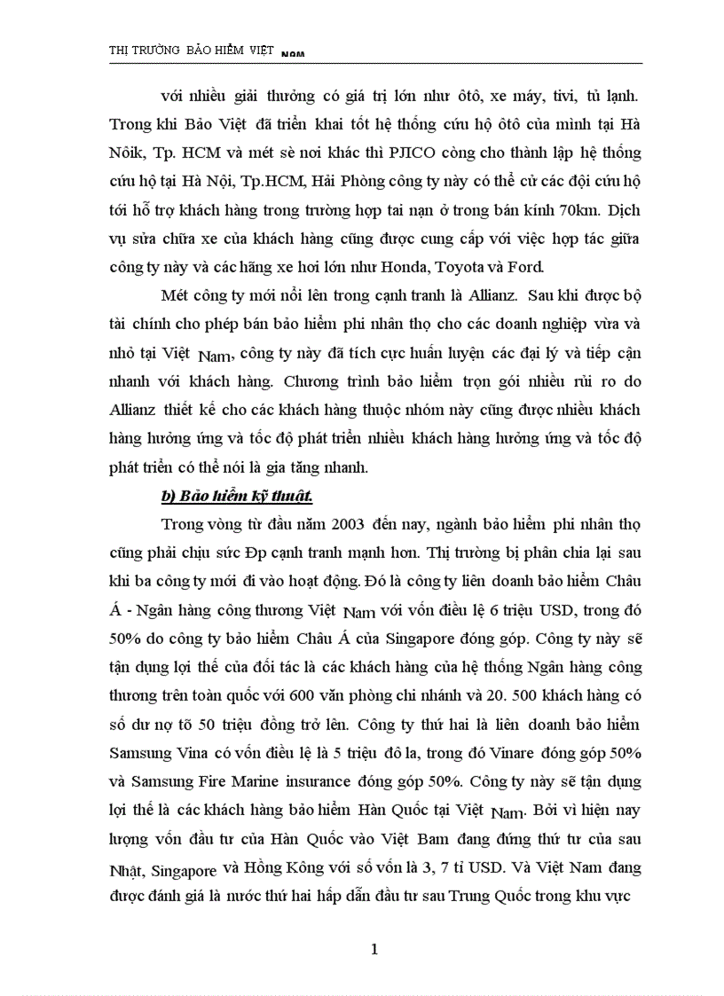 image for page Bảo hiểm Việt Nam trước thềm hội nhập và giải pháp đẩy mạnh sự phát triển của TTBH Việt Nam đến 2010