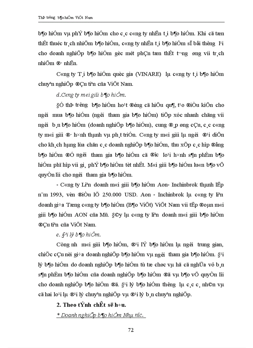image for page Bảo hiểm Việt Nam trước thềm hội nhập và giải pháp đẩy mạnh sự phát triển của TTBH Việt Nam đến 2010