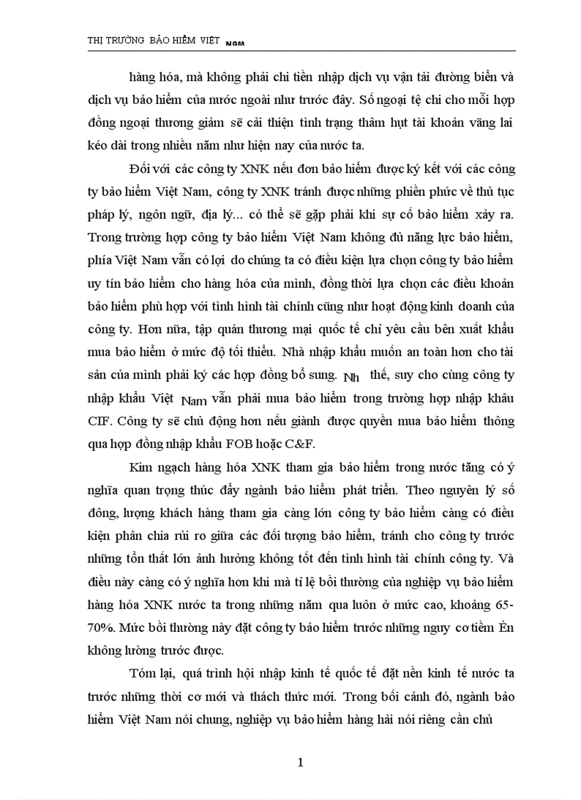 image for page Bảo hiểm Việt Nam trước thềm hội nhập và giải pháp đẩy mạnh sự phát triển của TTBH Việt Nam đến 2010