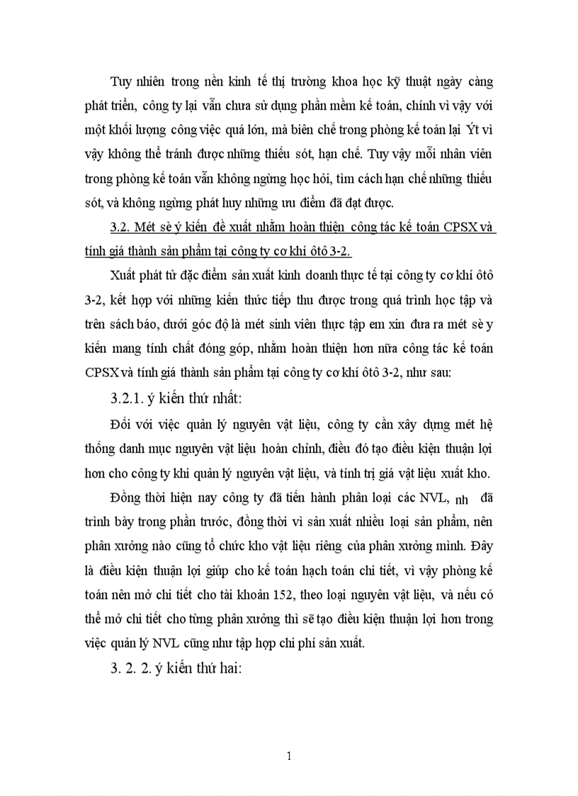 image for page Tổ chức kế toán tập hợp chi phí sản xuất và tính giá thành sản phẩm tại công ty cơ khí ô tô 3 2 1