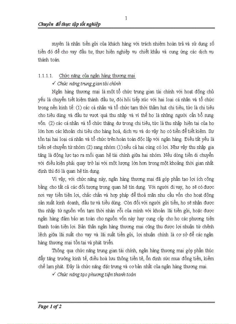 image for page Vận dụng một số phương pháp thống kê phân tích tình hình hoạt động tín dụng của Ngân hàng thương mại cổ phần Công thương Việt Nam Chi nhánh Chương Dương giai đoạn 2003 2009