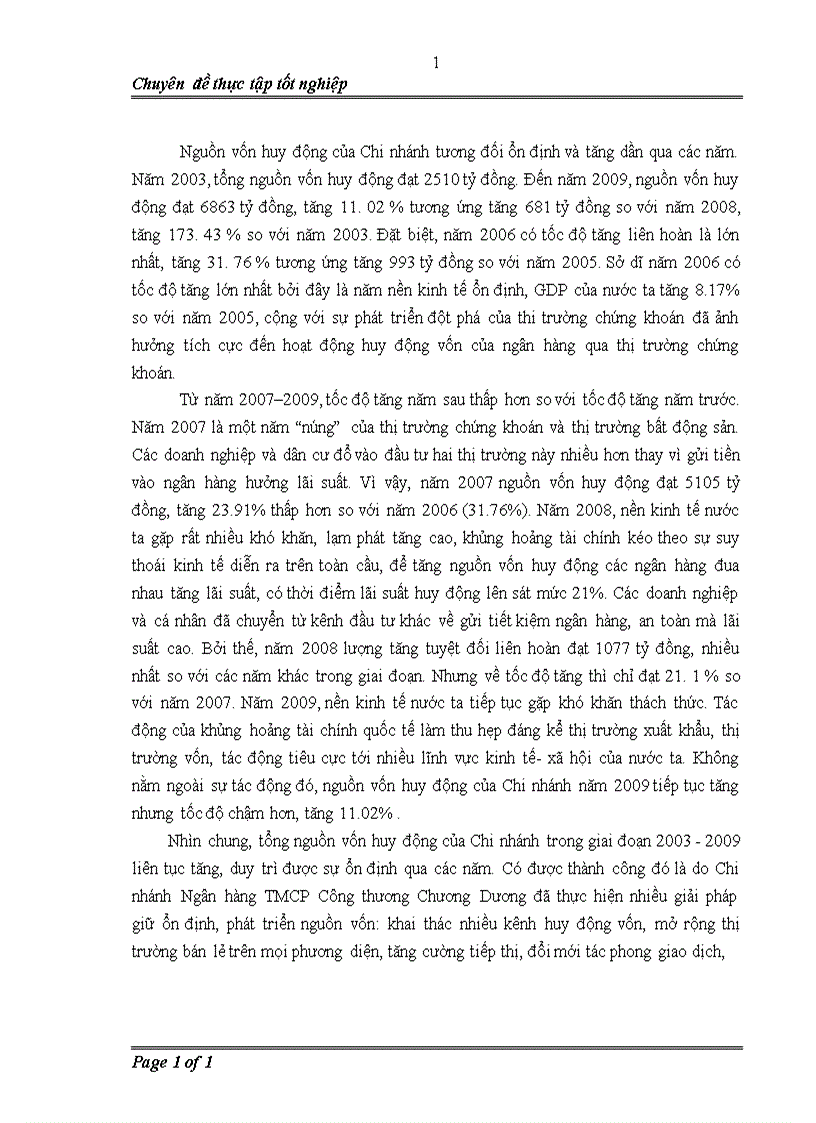 image for page Vận dụng một số phương pháp thống kê phân tích tình hình hoạt động tín dụng của Ngân hàng thương mại cổ phần Công thương Việt Nam Chi nhánh Chương Dương giai đoạn 2003 2009