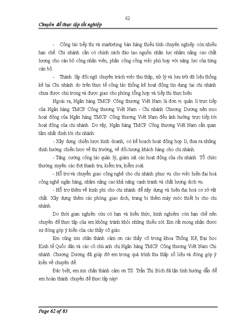 image for page Vận dụng một số phương pháp thống kê phân tích tình hình hoạt động tín dụng của Ngân hàng thương mại cổ phần Công thương Việt Nam Chi nhánh Chương Dương giai đoạn 2003 2009
