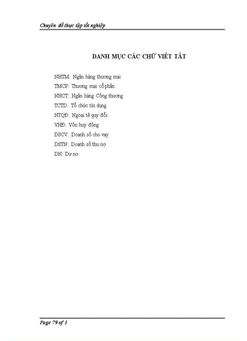 image for page Vận dụng một số phương pháp thống kê phân tích tình hình hoạt động tín dụng của Ngân hàng thương mại cổ phần Công thương Việt Nam Chi nhánh Chương Dương giai đoạn 2003 2009