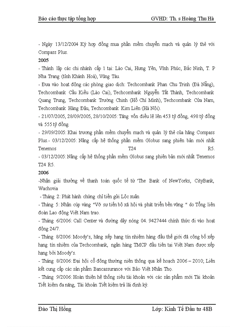 image for page Báo cáo thực tập tổng hợp tại ngân hàng thương mại cổ phần Kỹ Thương Việt Nam Techcombank