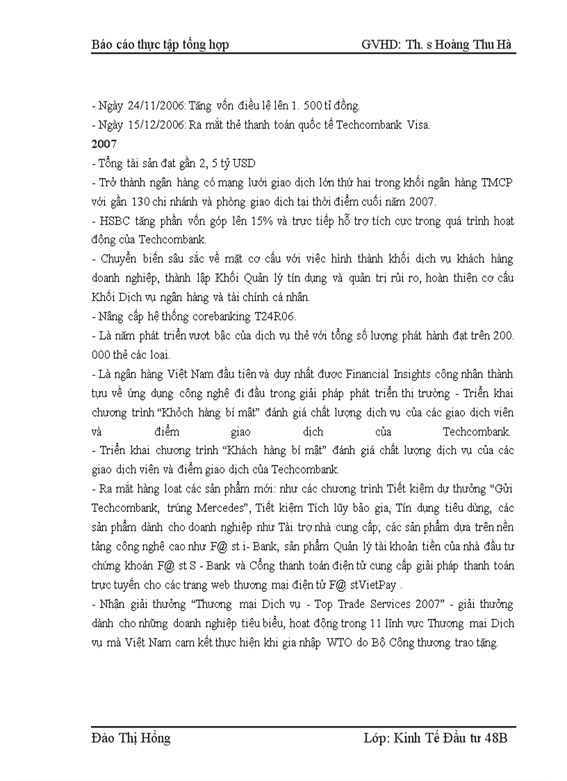 image for page Báo cáo thực tập tổng hợp tại ngân hàng thương mại cổ phần Kỹ Thương Việt Nam Techcombank