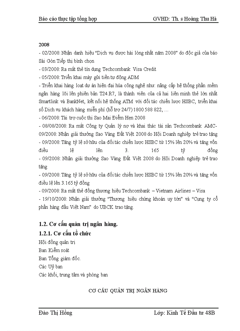 image for page Báo cáo thực tập tổng hợp tại ngân hàng thương mại cổ phần Kỹ Thương Việt Nam Techcombank