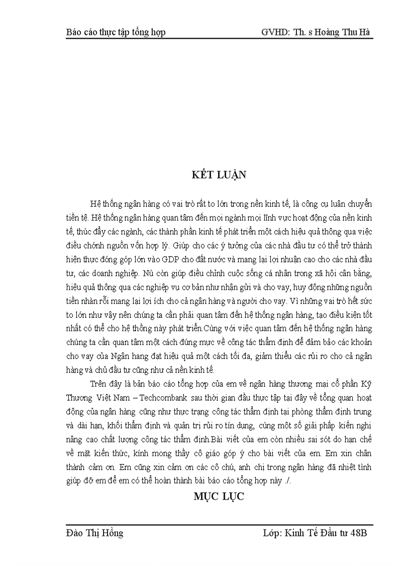 image for page Báo cáo thực tập tổng hợp tại ngân hàng thương mại cổ phần Kỹ Thương Việt Nam Techcombank