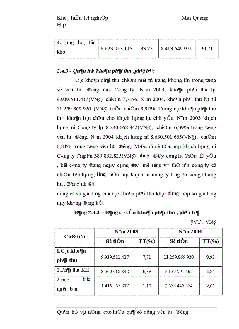 image for page Quản trị và nâng cao hiệu quả sử dụng vốn lưu động tại Công ty Vật tư kỹ thuật Xi măng 1