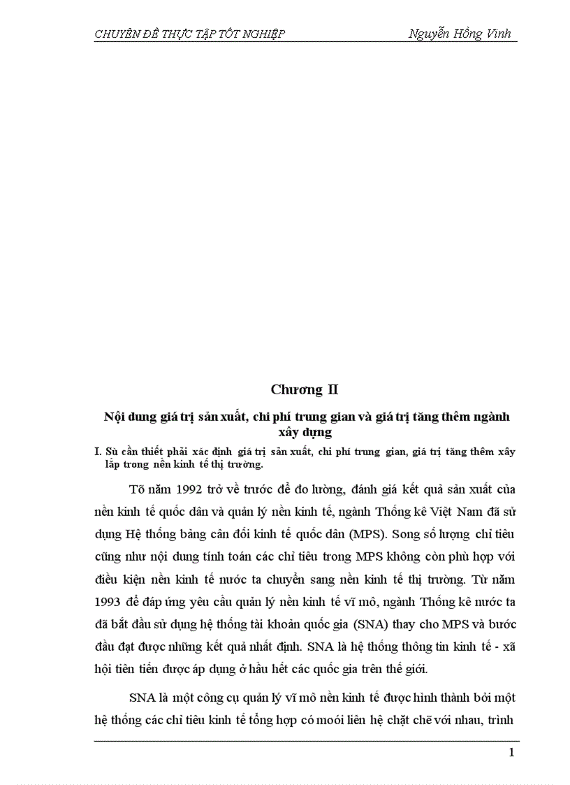 image for page Xác định các chỉ tiêu giá tri sản xuất chi phí trung gian và giá trị tăng thêm trong nền kinh tế thị trường của nước ta hiện nay 1