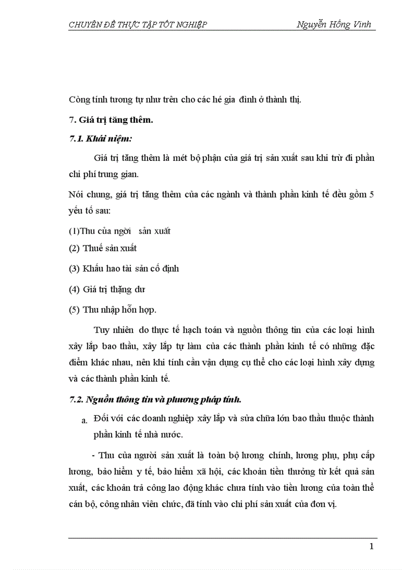 image for page Xác định các chỉ tiêu giá tri sản xuất chi phí trung gian và giá trị tăng thêm trong nền kinh tế thị trường của nước ta hiện nay 1