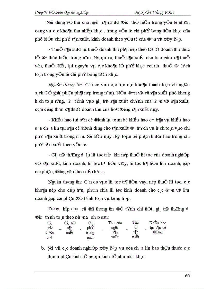 image for page Xác định các chỉ tiêu giá tri sản xuất chi phí trung gian và giá trị tăng thêm trong nền kinh tế thị trường của nước ta hiện nay 1