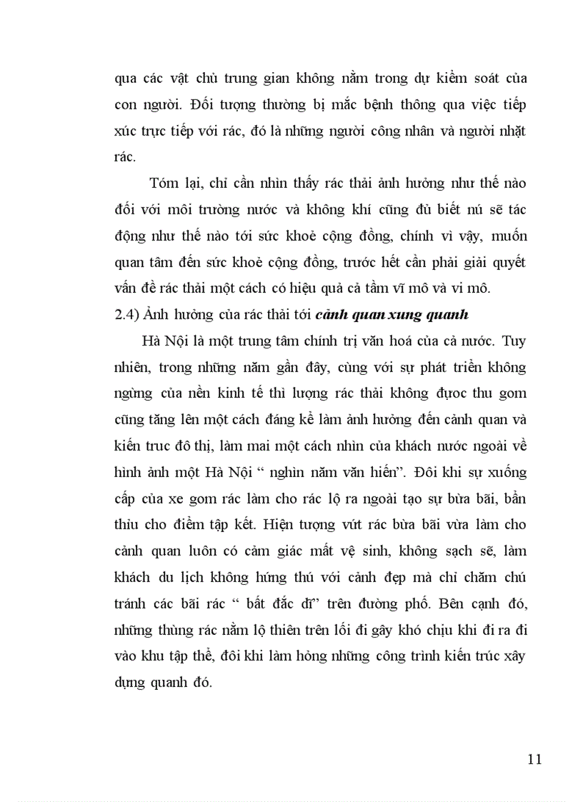 image for page Đánh giá hiệu quả đầu tư kinh tế xã hội của dự án xây dựng bãi rác thải Nam Sơn Sóc Sơn Đông Anh Hà Nội 1