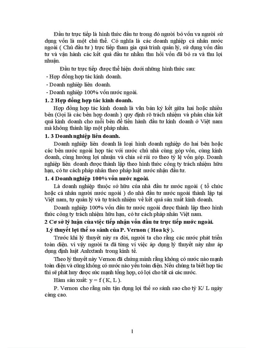 image for page Đầu tư trực tiếp nước ngoài và vai trò của đầu tư trực tiếp nước ngoài đối với sự phát triển kinh tế Việt Nam 1