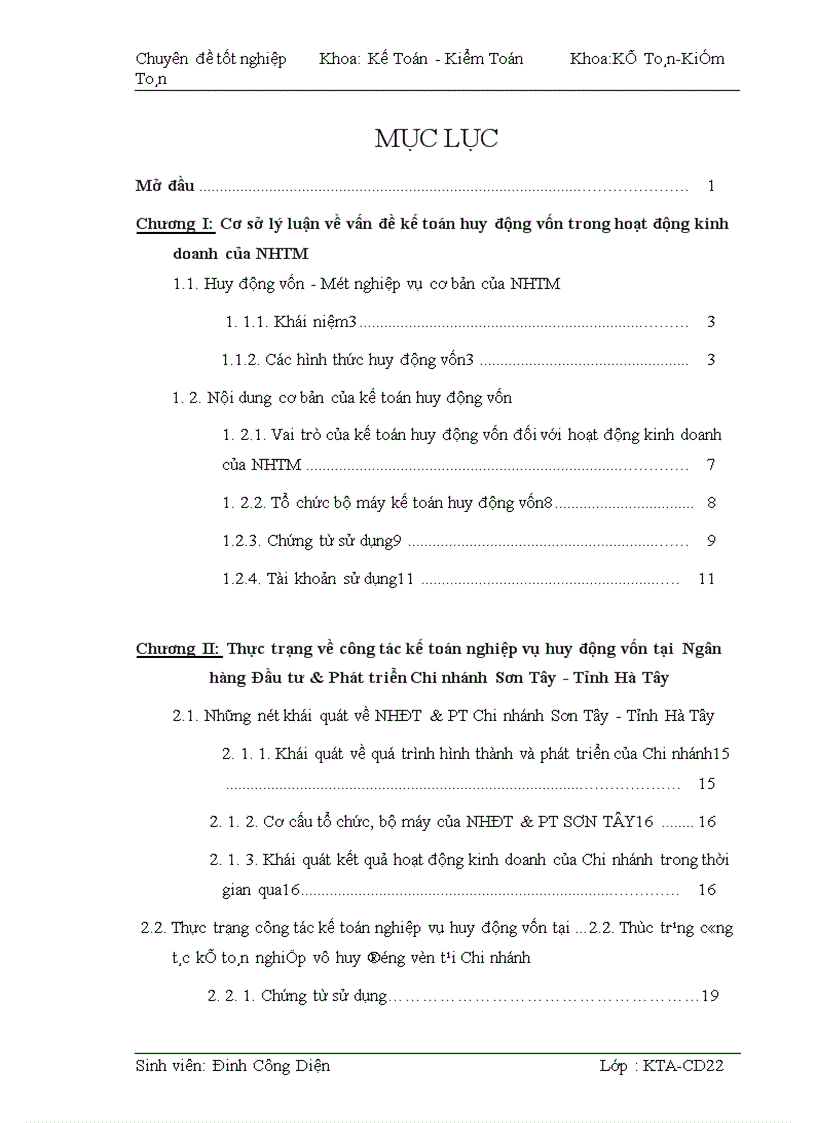 image for page Kế toán nghiệp vụ huy động vốn và giải pháp hoàn thiện kế toán nghiệp vụ huy động vốn tại Ngân hàng đầu tư Phát triển Chi nhánh Sơn Tây Tỉnh Hà Tây 1