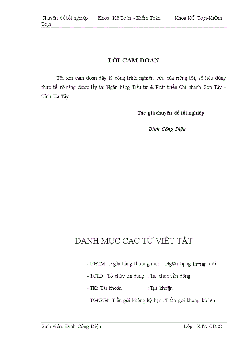 image for page Kế toán nghiệp vụ huy động vốn và giải pháp hoàn thiện kế toán nghiệp vụ huy động vốn tại Ngân hàng đầu tư Phát triển Chi nhánh Sơn Tây Tỉnh Hà Tây 1