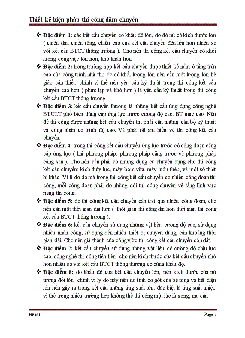 image for page Thiết kế biện pháp thi công dầm chuyển