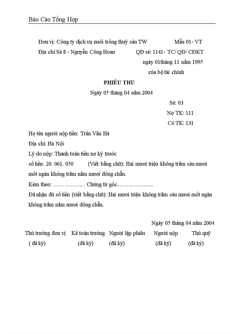 image for page Công tác hạch toán kế toán tại Công ty dịch vụ nuôi trồng thuỷ sản trung ương 1