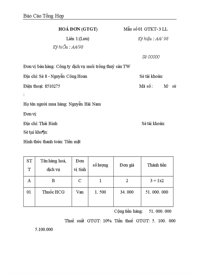 image for page Công tác hạch toán kế toán tại Công ty dịch vụ nuôi trồng thuỷ sản trung ương 1