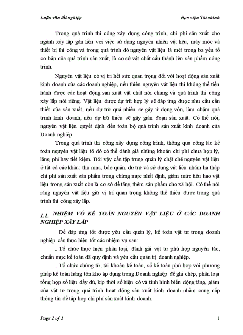 image for page Kế toán nguyên vật liệu tại Công ty Cổ phần thiết bị vật tư nông sản
