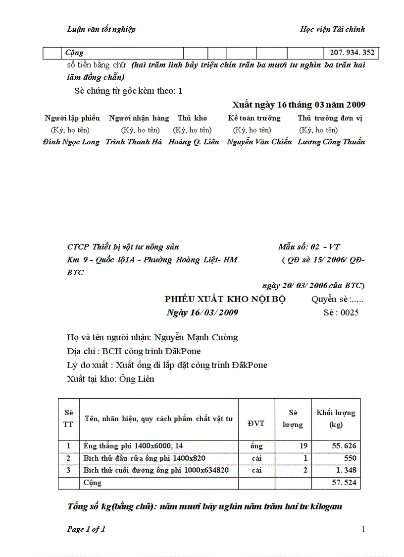 image for page Kế toán nguyên vật liệu tại Công ty Cổ phần thiết bị vật tư nông sản