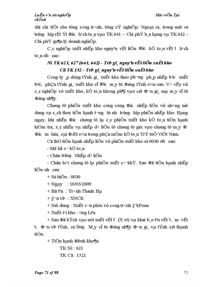 image for page Kế toán nguyên vật liệu tại Công ty Cổ phần thiết bị vật tư nông sản