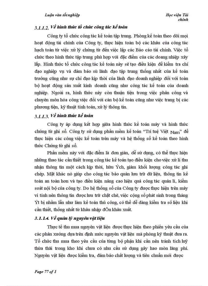 image for page Kế toán nguyên vật liệu tại Công ty Cổ phần thiết bị vật tư nông sản