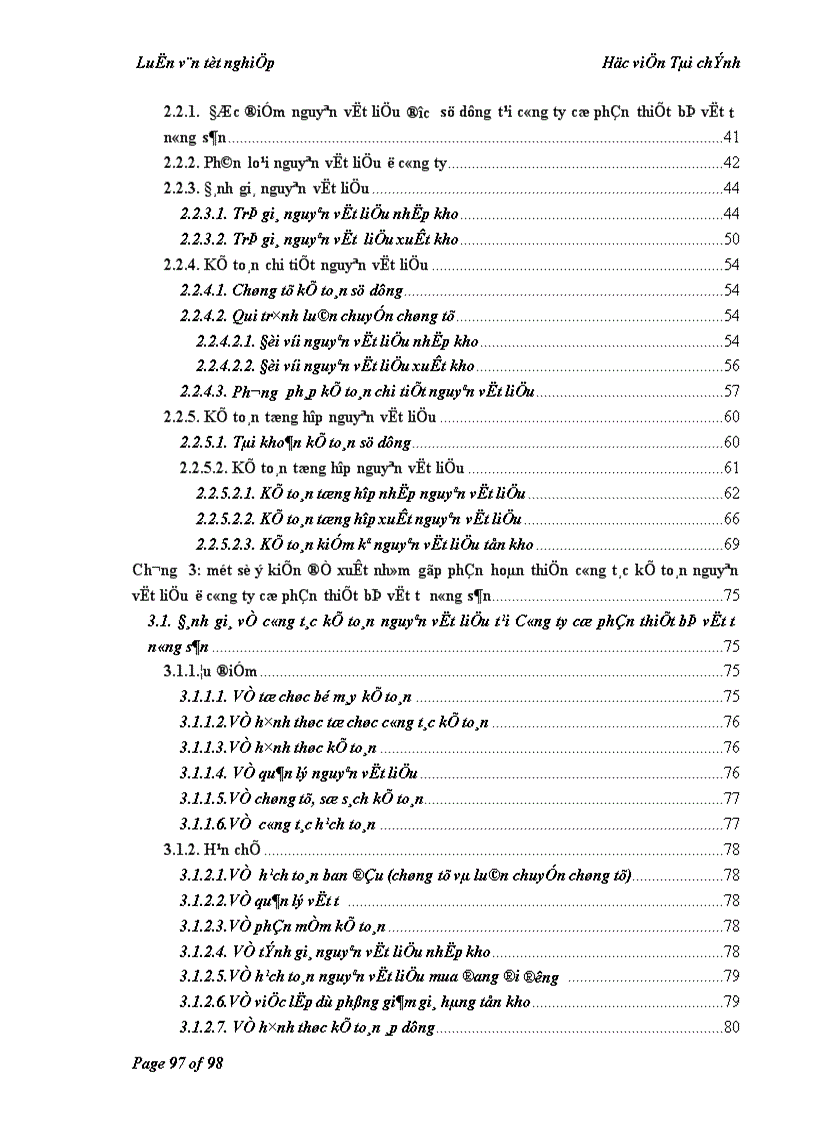 image for page Kế toán nguyên vật liệu tại Công ty Cổ phần thiết bị vật tư nông sản