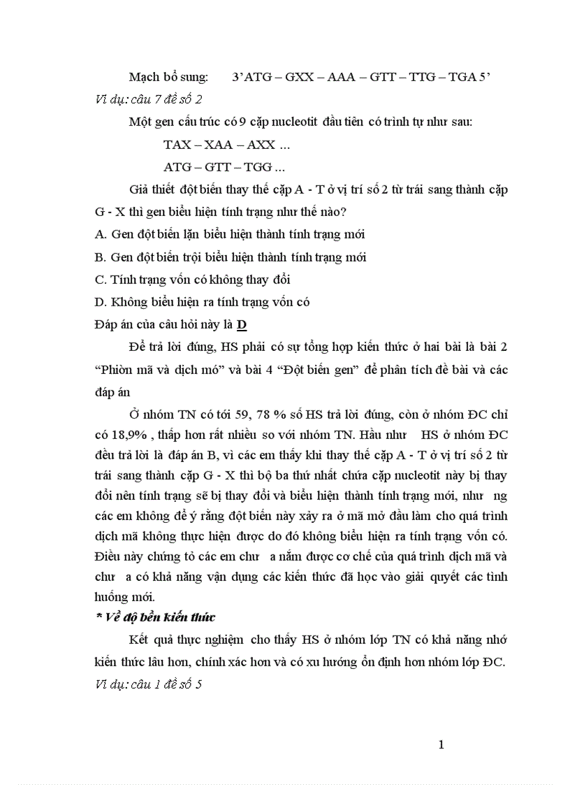 image for page Xây dựng và sử dụng bài giảng điện tử chương I phần di truyền học Sinh học 12 Ban cơ bản theo hướng tích hợp truyền thông đa phương tiện 1